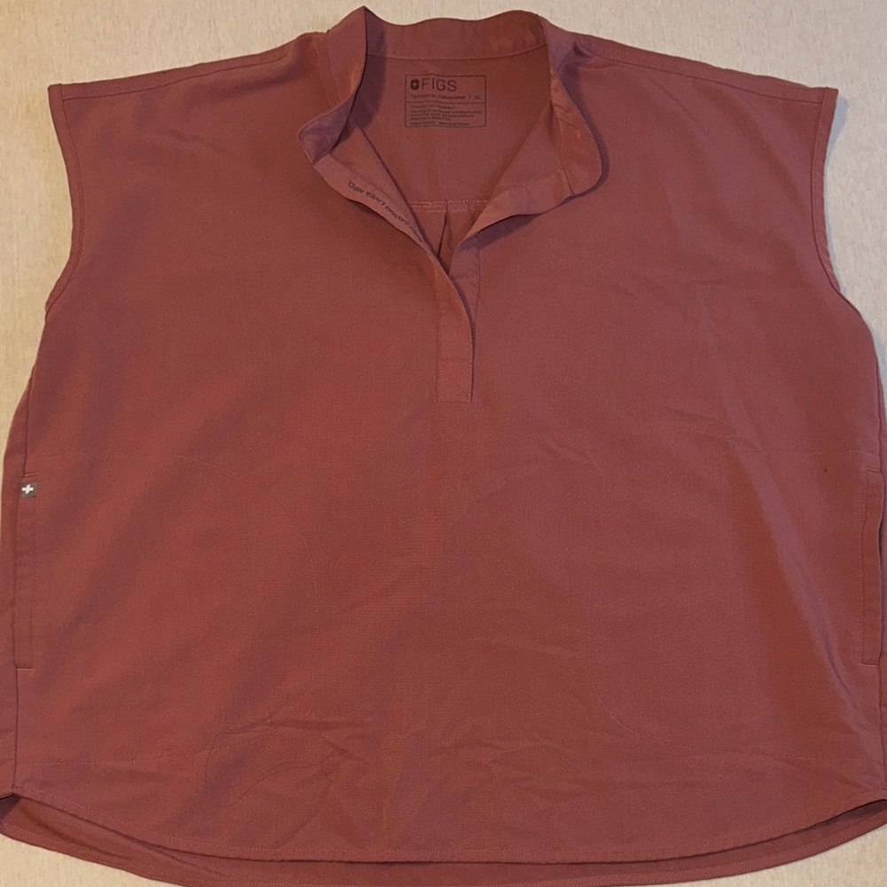 XL Figs Mauve Rafaela Blouse